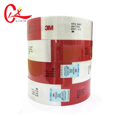 3m Ntc DOT - C2 Red White Reflective Sticker Colombia